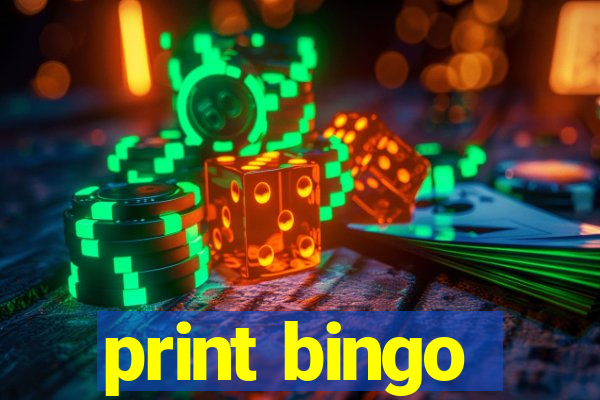 print bingo